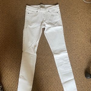 Abercrombie & Fitch Super Skinny White Jeans